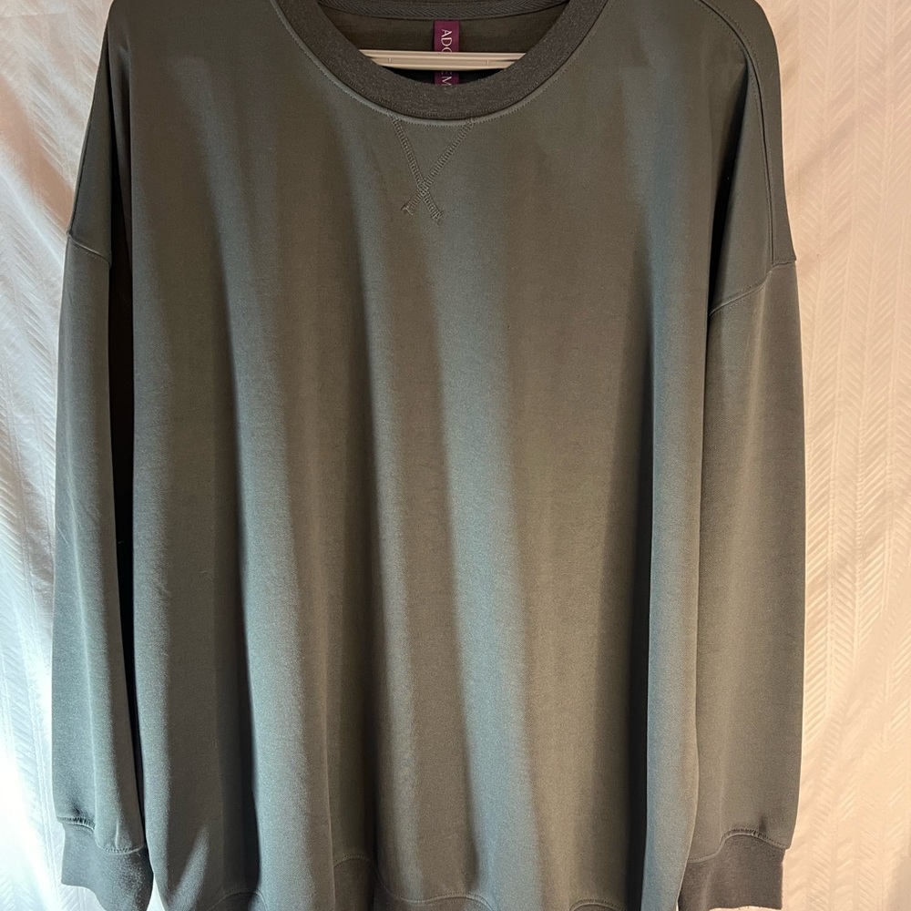 Adore Me Women's Charcoal Crew Neck Sweater